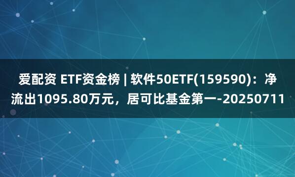 爱配资 ETF资金榜 | 软件50ETF(159590)：净流出1095.80万元，居可比基金第一-20250711